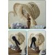 Hoshibako Works Rainy Season Is Approaching Hydrangea Straw Bonnet, Brooches and Bow Clips(Full Payment Without Shipping)